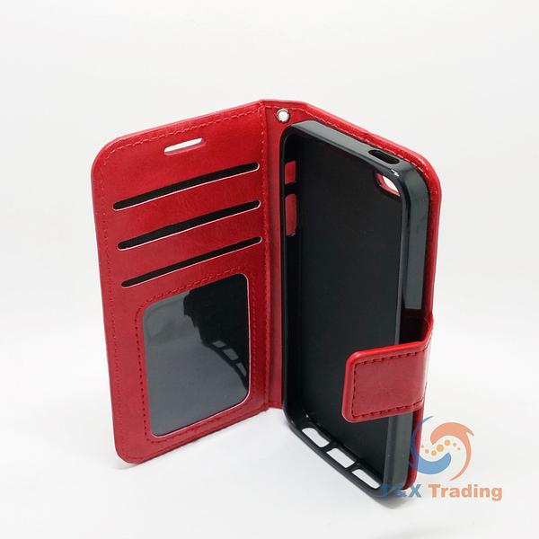 Apple iPhone 5C - Book Style Wallet Case with Strap