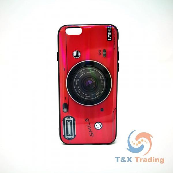 Apple iPhone 7 / 8 - Holographic Camera Case with Pop Socket