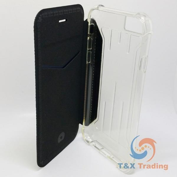 Apple iPhone 6 / 6S - WUW Luxury Flip Cloth Leather Wallet Case