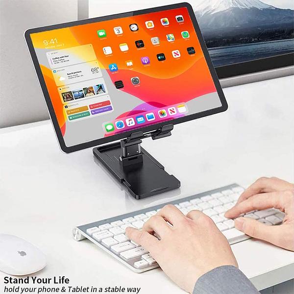 Universal Holder - Lifting Folding Phone and Tablet Holder to Desktop with Adjustable Height (Mix Colors)
