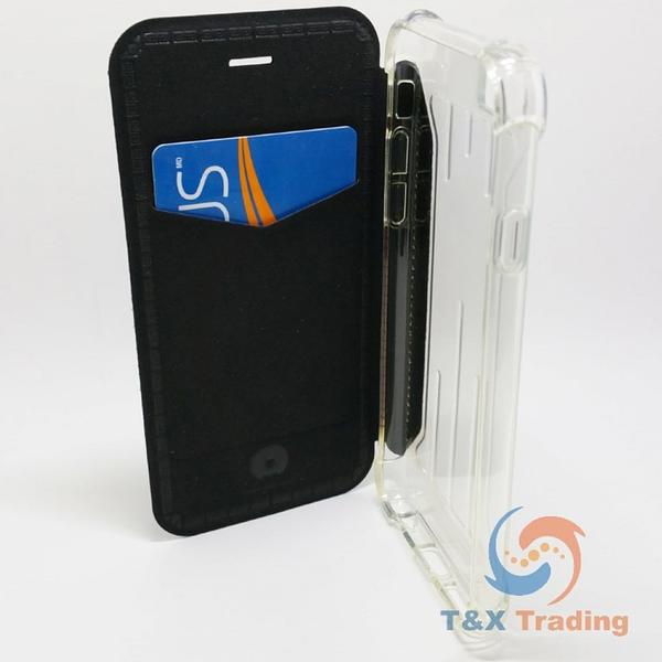 Apple iPhone 6 / 6S - WUW Luxury Flip Cloth Leather Wallet Case