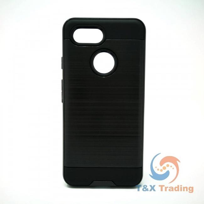 Google Pixel 3 XL - Slim Sleek Brush Metal Case