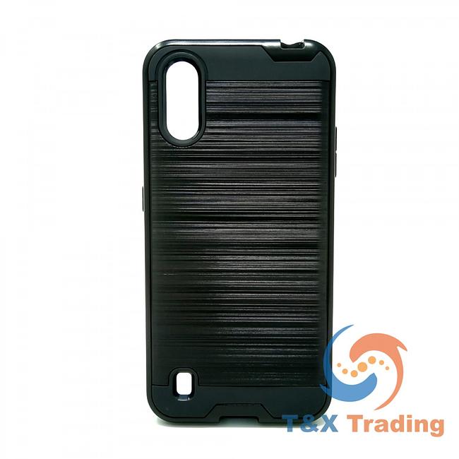 Samsung Galaxy A01 - Slim Sleek Brush Metal Case