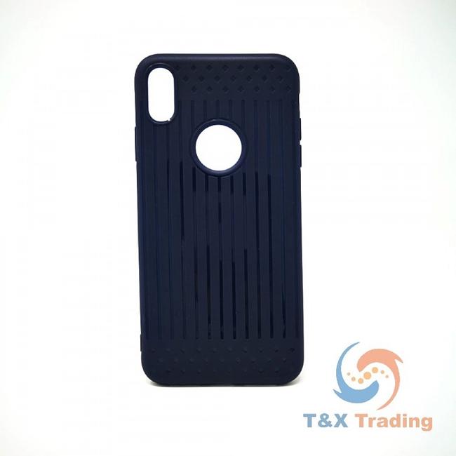 Apple iPhone XS Max - Lined Silicone Phone Case