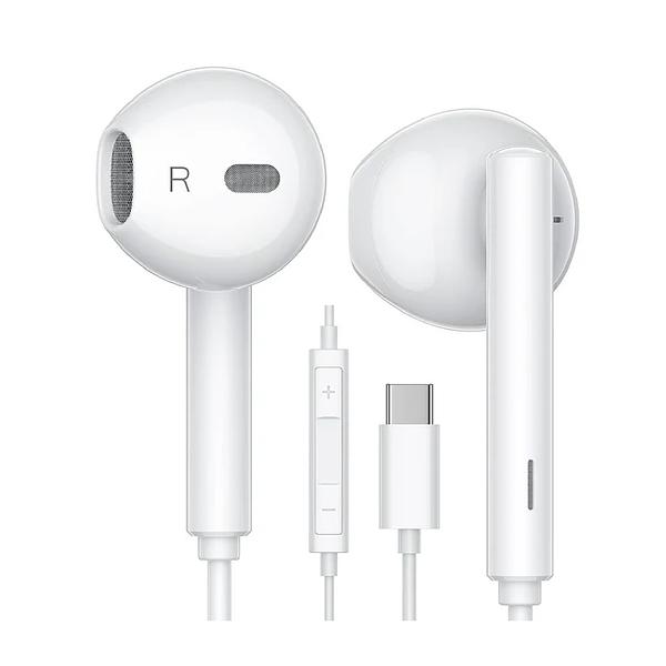 Type-C Earpods Earphones with Remote and Mic for Android and iPhones