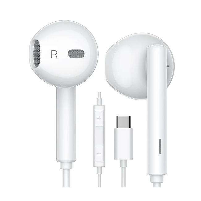 Type-C Earpods Earphones with Remote and Mic for Android and iPhones
