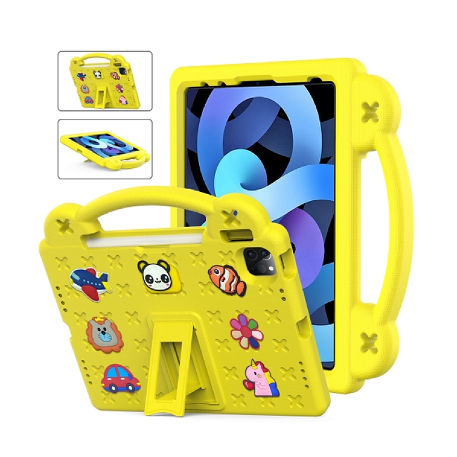 Apple iPad 10th Gen 10.9" 2022 - Kids Heavy Duty Shockproof Case with Removable Dolls and Kickstand