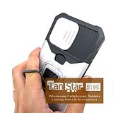 Apple iPhone 14 Pro Max - Secure Card Holder Magnet Enabled Case with Ring Kickstand