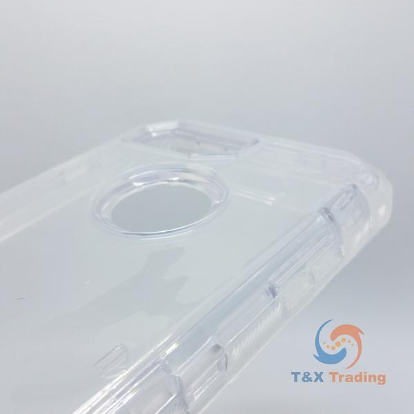 Apple iPhone 6 / 6S / 7 / 8 / SE 2020 / SE 2022 - Transparent Fashion Defender Case with Belt Clip