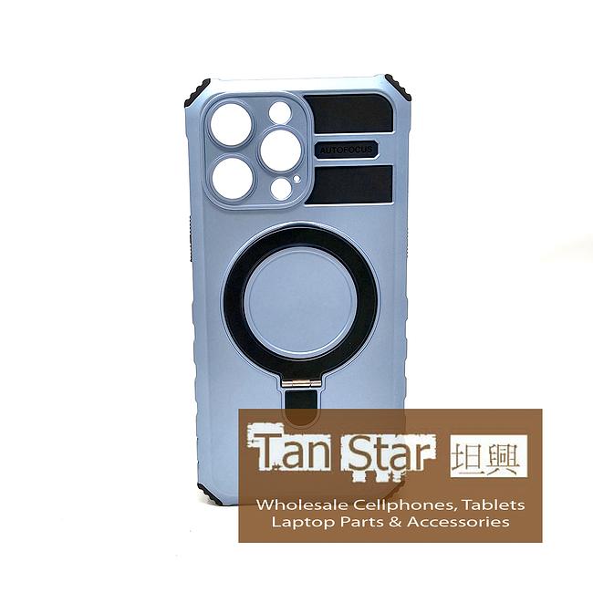 Apple iPhone 15 Plus - Magsafe KICKSTAND Charging Reinforced Corners Case with Wireless Charging