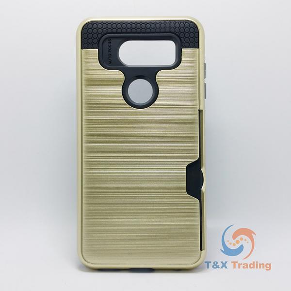 LG V30 - Slim Sleek Case with Credit Card Holder Case