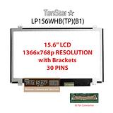 15.6" Laptop LCD Screen 1366x768p  30 Pins with Brackets LP156WHB (TP) (B1)