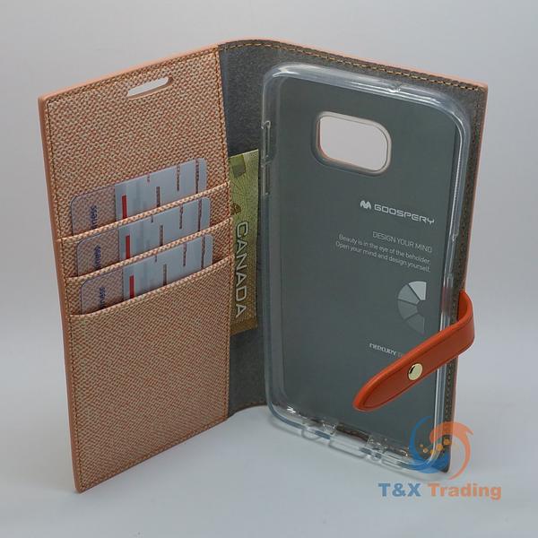 Samsung Galaxy S7 Edge - Goospery Milano Diary Case