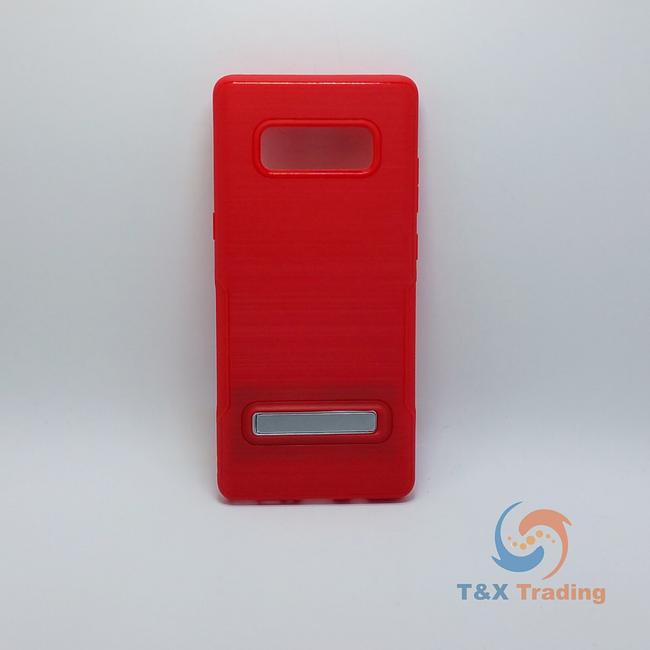 Samsung Galaxy Note 8 - Silicone Cover Case with Kickstand