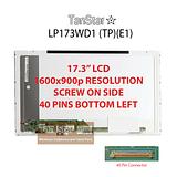 17.3" Laptop LCD Screen 1600x900p Screw on Side 40 pins Bottom Left LP173WD1 (TP)(E1)