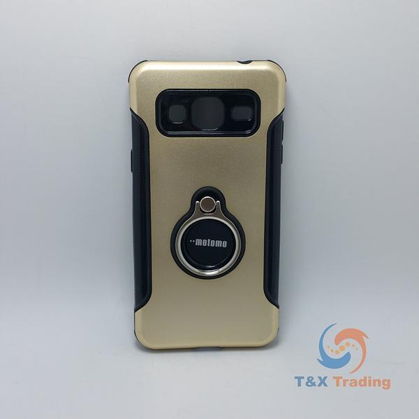 Samsung Galaxy J3- Aluminum Case with Ring Kickstand