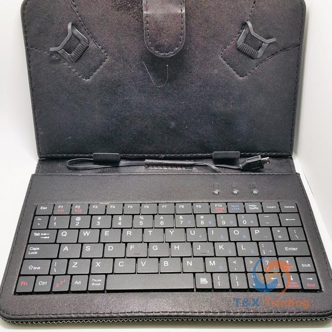 Universal 7" USB Keyboard Tablet - Leather Case