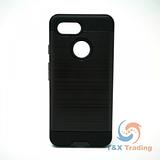 Google Pixel 3 - Slim Sleek Brush Metal Case