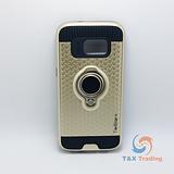 Samsung Galaxy S7 Edge - TanStar Magnet Enabled Case with Ring Kickstand