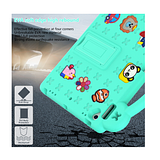 Apple iPad 7 / 8 / 9 10.2" / iPad Pro 10.5" / iPad Air 3 10.5" - Kids Heavy Duty Shockproof Case with Removable Dolls and Kickstand