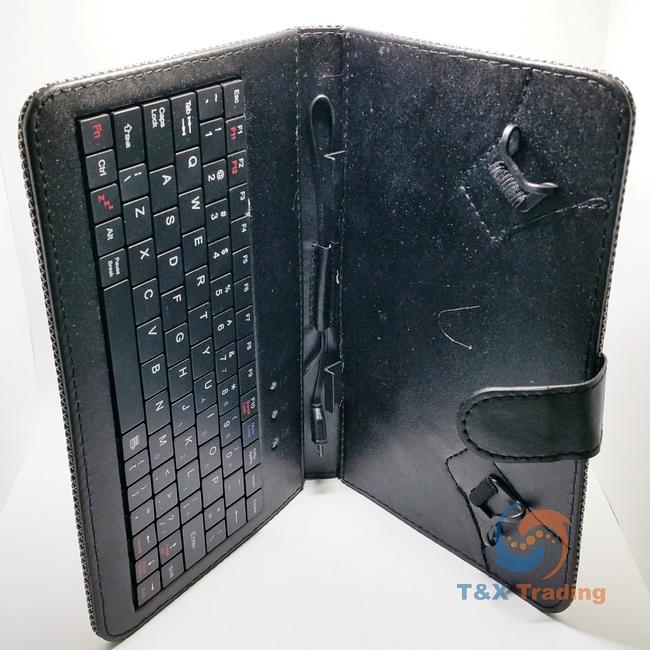 Universal 7" USB Keyboard Tablet - Leather Case