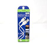 Maimi X75 2.4A Silica Gel Lightning Data Charging Cable Charger 1 Meter