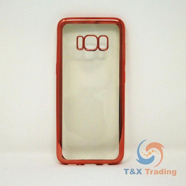 Samsung Galaxy S8 Plus - Chrome Edge Silicone Case