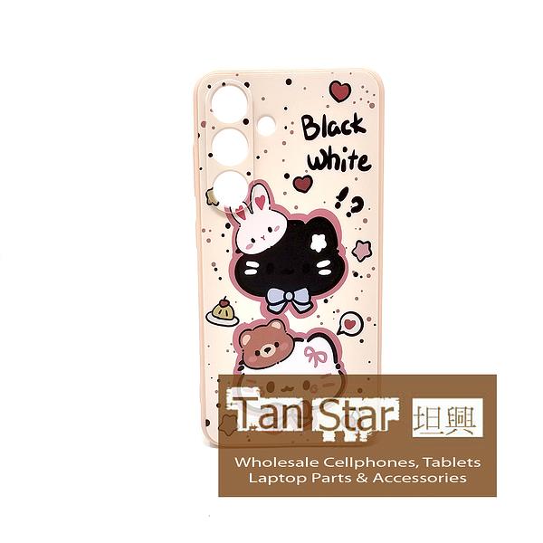 Samsung Galaxy S24 Plus / S25 Plus - Mixed Printed Designs Silicone Phone Case