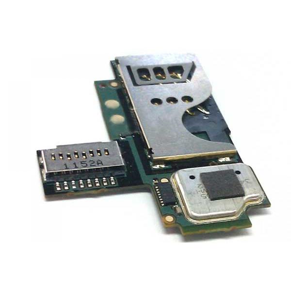 Sim connector SD reader flex for Blackberry 9360 9350 9370