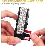 Single Row 8-Bit Price Marking Machine Price Gun Tag Marking Machine Code Coding Machine MX5500 Price Marking Machine, A Free Roll of Label Paper and  Ink Wheels (Red)