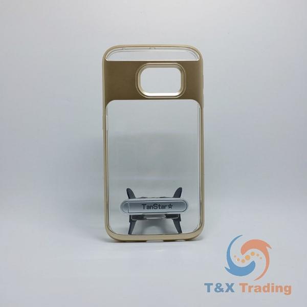 Samsung Galaxy S6 Edge Plus - TanStar Aluminum Bumper Frame Case with Kickstand