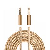 Braided Headphone Jack 3.5mm male-to-male Aux Cable - 1m