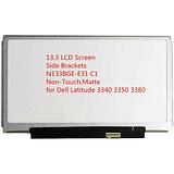 13.3" Laptop LCD Screen 1366x768p 30 Pin with Side Brackets N133BGE-E31