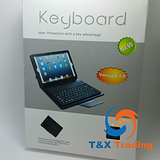 Apple iPad Mini 1 / 2 / 3 / 4 / 5 - Bluetooth Keyboard Tablet Leather Case