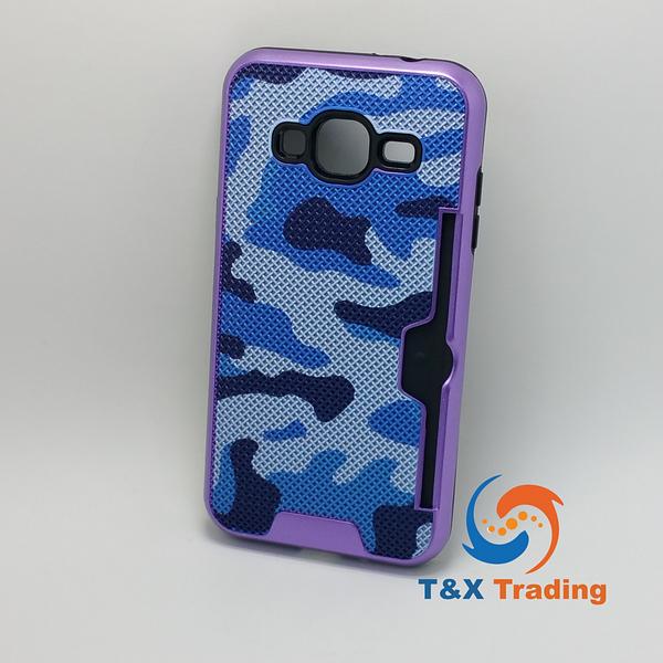 Samsung Galaxy J3 - Military Camouflage Credit Card Case