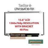 15.6" Laptop LCD Screen 1366x768p 40 Pins With Brackets LTN156AT30-T01