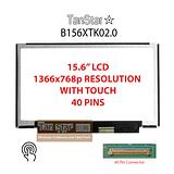 15.6" Laptop LCD Screen + Touch Screen 1366x768p 40 pins B156XTK02.0