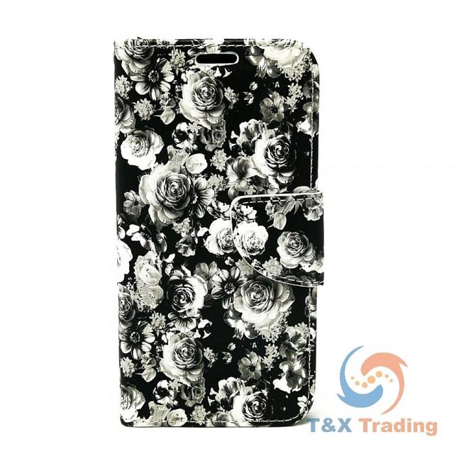 Apple iPhone 6 / 6S / 7 / 8 / SE 2020 / SE 2022 -  Floral Book Style Wallet Case