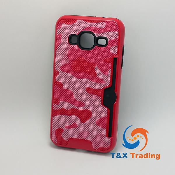 Samsung Galaxy J3 - Military Camouflage Credit Card Case