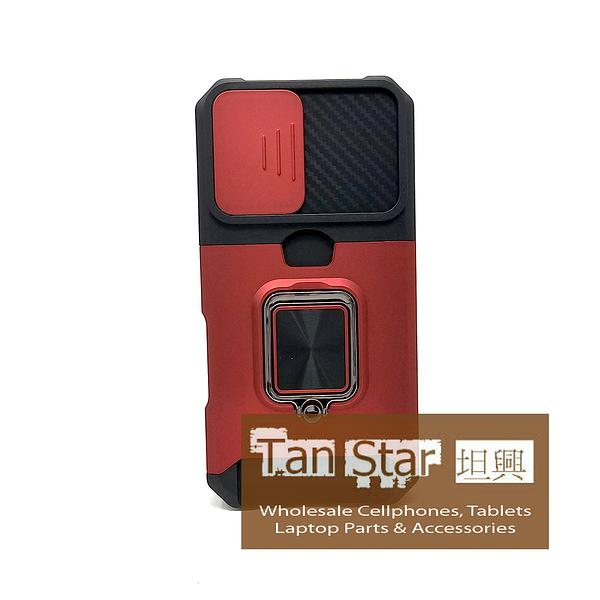 Apple iPhone 16 Plus - Secure Card Holder Magnet Enabled Case with Ring Kickstand