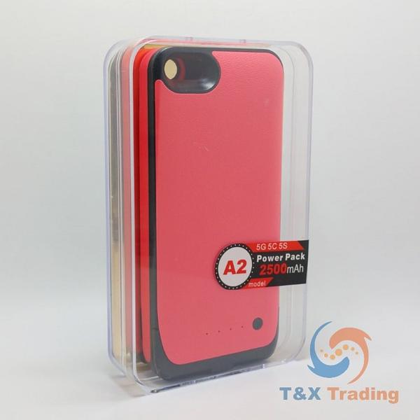 Apple iPhone 5 / 5C / 5S / SE - A2 Backup Power Bank Case 2500mAh