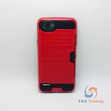 LG Q6 - Slim Sleek Case with Credit Card Holder Case