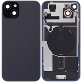 back cover glass with metal and flex for iPhone 15 Plus (original pull, good condition)