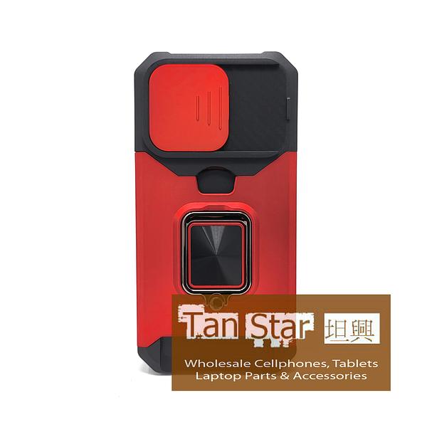 Apple iPhone 15 Pro Max - Secure Card Holder Magnet Enabled Case with Ring Kickstand