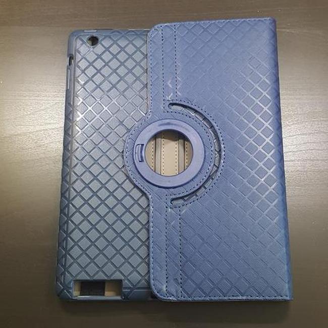 Apple iPad 2 / 3 / 4 - Grid Plaid Pattern 360° Tablet Case
