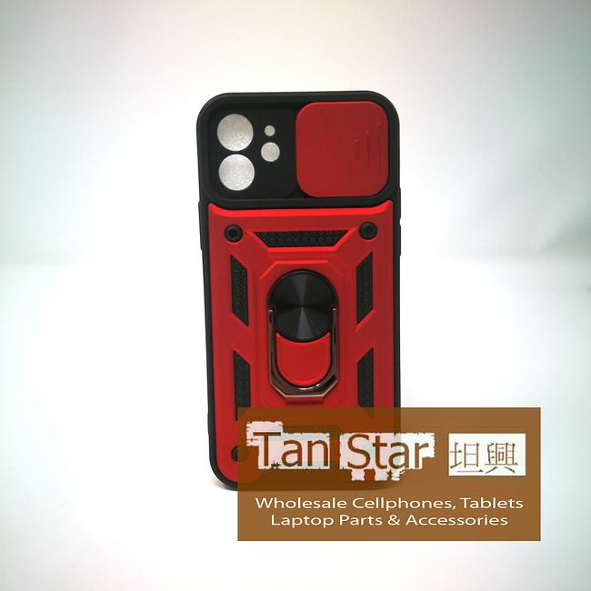 Apple iPhone 12 Mini - Undercover Magnet Enabled Case with Ring Kickstand