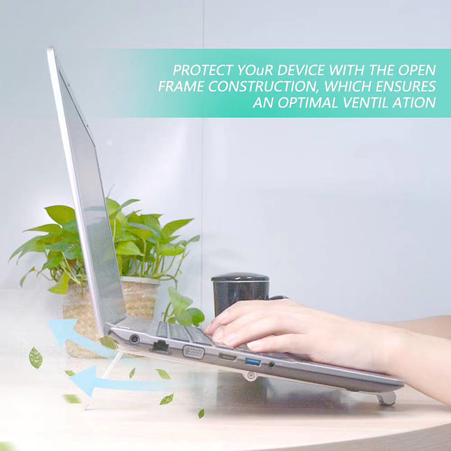 Aluminium Alloy Laptop Stand Foldable Adjustable Height Portable Laptop & Tablet Stands Holder Universal