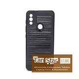 Motorola Moto E20 - Slim Sleek Brush Metal Case