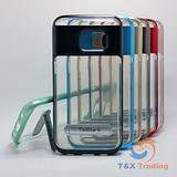 Samsung Galaxy S7 - TanStar Aluminum Bumper Frame Case with Kickstand