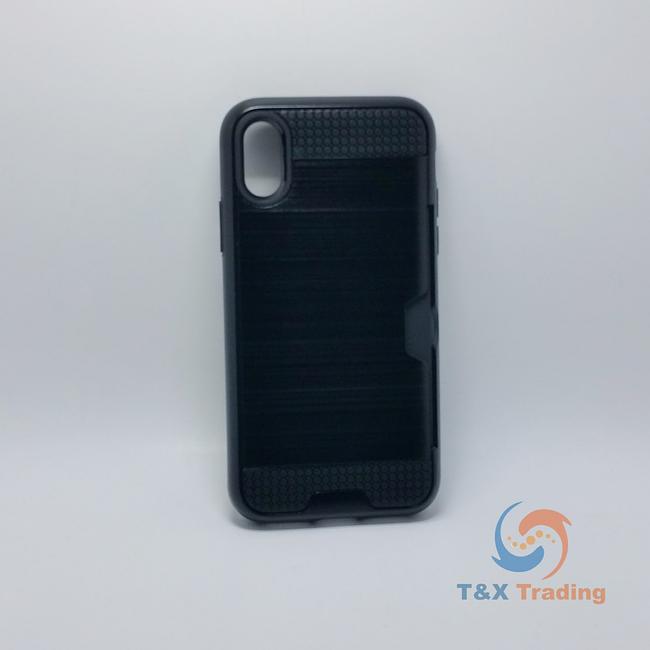 Apple iPhone X / XS - Slim Sleek Case with Credit Card Holder Case